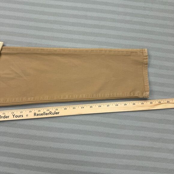 AG Adriano Goldschmied Chino Pants Mens 30 Tan Flat Front Jamison Skinny Leg - Picture 8 of 9